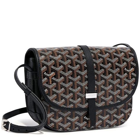 goyard goyardine belvedere messenger bag dimensions|Goyard Belvedere PM Black in Canvas/.